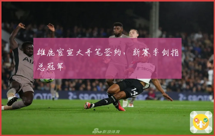 雄鹿官宣大手笔签约，新赛季剑指总冠军
